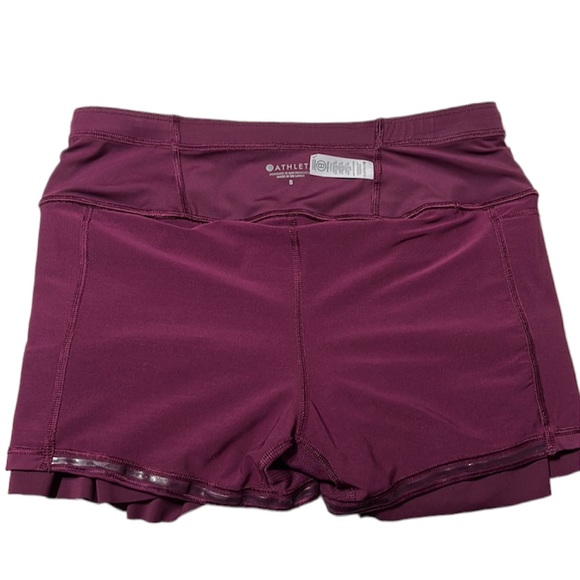 Athleta Momentum Tennis Running Athletic Skirt Skort Size S Color: Plum Purple - Picture 6 of 9